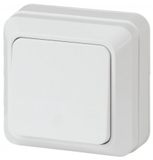 2-101-01 Intro Выключатель, 10А-250В, IP20, ОУ, Quadro, белый  Б0027631  Intro
