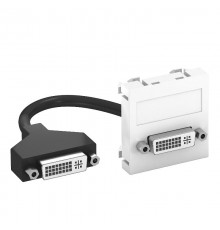 Мультимедийная рамка DVI Modul45 (белый) (MTG-DVI F RW1)  6104754  OBO Bettermann