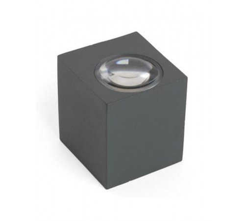 Светильник уличный светодиодный, 6W, 400Lm, 3000K, серый, DH054  48485  FERON