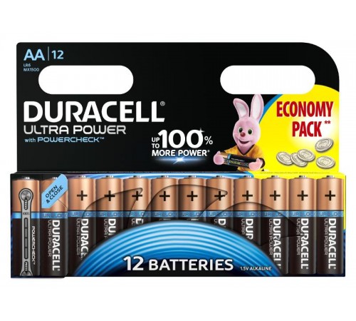 Батарейки Duracell LR6-12BL Ultra  Б0038766  Duracell