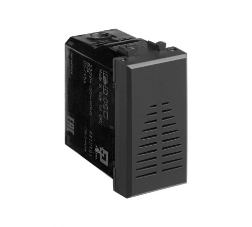 Звонок модульный, "Avanti", "Черный матовый", 1 модуль  4412191  DKC