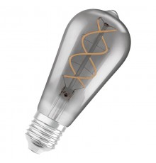 Лампа светодиодная LED Vintage 1906 LED CL Edison FIL SMOKE 15 non-dim 5W/818 E27  4058075269941  Osram