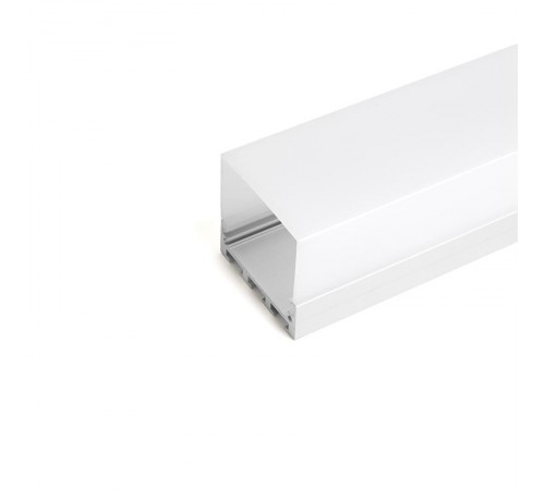 Профиль накладной 42х45мм, алюминиевый, серебро, 2м, CAB268 (в комплекте 2 заглушки) FERON  48120  FERON