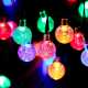 Гирлянда садовая на солнечной батарее 30 LED Шары мультицвет Solar  GS031  Gauss