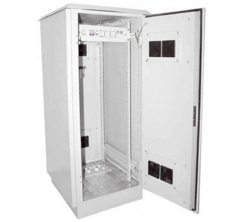 Шкаф уличный 19" 33U 720x860, IP55, металл двери, серый  LO35-33U78-MM55  ITK
