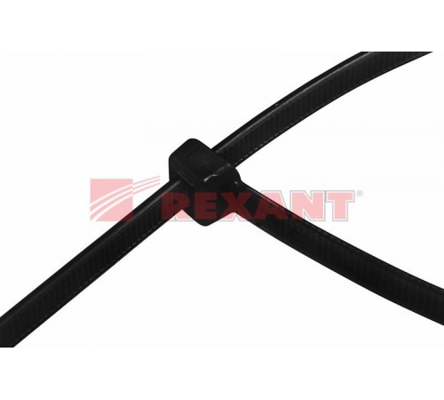 Стяжкa нейлоновая 500 x 7,6 мм, черная (упак. 100 шт)  07-0503  REXANT