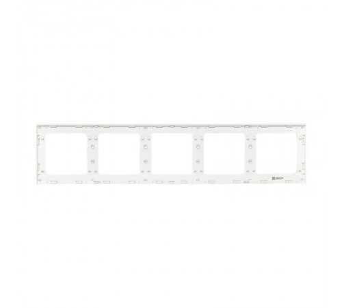Стокгольм Рамка 5-местная белая  EXM-G-306-10  EKF