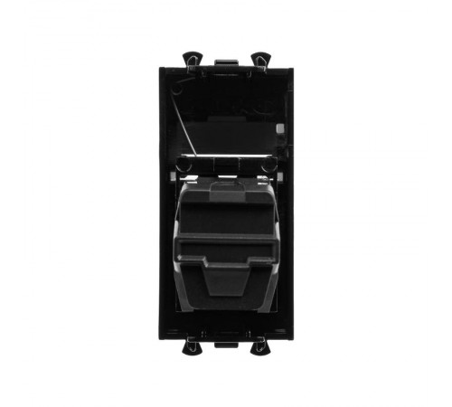 USB 3.0 розетка модульная, тип А-А, "Avanti", "Черный матовый", 1 модуль  4412301  DKC