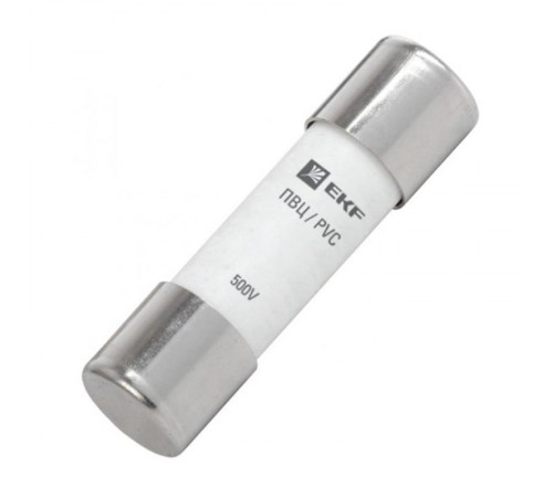 Плавкая вставка цилиндрическая ПВЦ (10х38) 8А  pvc-10x38-8  EKF
