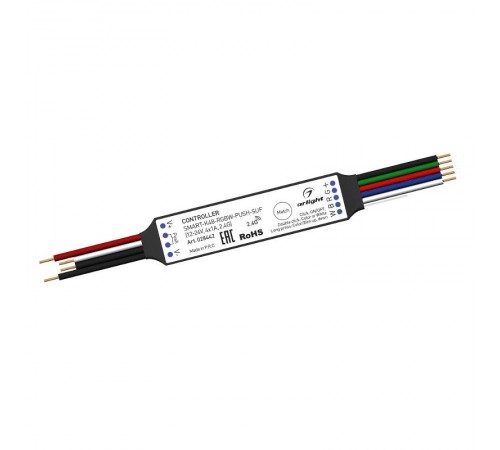 Контроллер SMART-K48-RGBW-PUSH-SUF (12-24V, 4x1A, 2.4G) (Arlight, Пластик)  028442  Arlight