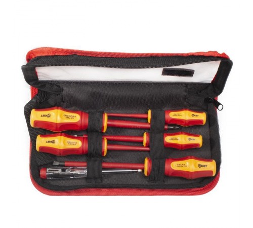 Набор диэлектр. отверток "Профи" НИО-06-S  87129  КВТ