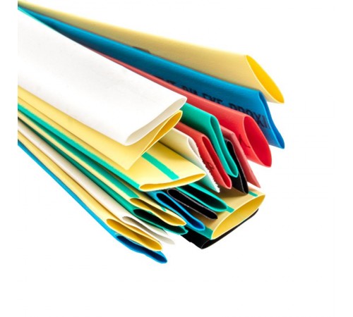 Термоусаживаемая трубка ТУТ нг 8/4 набор:7 цветов по 3шт. 100мм. EKF PROxima  tut-n-8  EKF