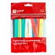 Термоусаживаемая трубка ТУТ нг 8/4 набор:7 цветов по 3шт. 100мм. EKF PROxima  tut-n-8  EKF