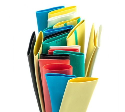 Термоусаживаемая трубка ТУТ нг 8/4 набор:7 цветов по 3шт. 100мм. EKF PROxima  tut-n-8  EKF