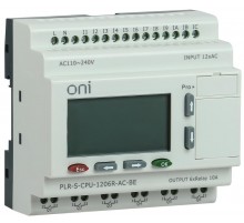 Логическое реле PLR-S. CPU1206(R) 220В AC с экраном  PLR-S-CPU-1206R-AC-BE  ONI