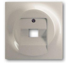 Накладкадля 1-постовой телекоммуникационной розетки 0213, 0216, серия impuls, цвет шампань-металлик  1753-0-8998   2CKA001753A8998  ABB