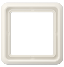 Рамка для вертикальной и горизонтальной установки, 1 пост; дюропласт; слоновая кость; CD500  CD581W  Jung