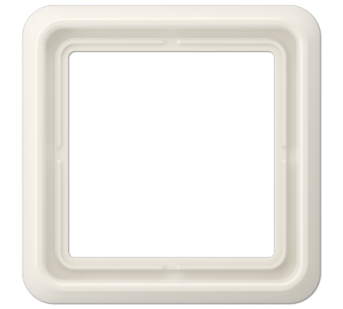 Рамка для вертикальной и горизонтальной установки, 1 пост; дюропласт; слоновая кость; CD500  CD581W  Jung