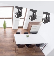 Светильник трековый под лампу TR10-GU10 BK MR16 черный  Б0044262  ЭРА