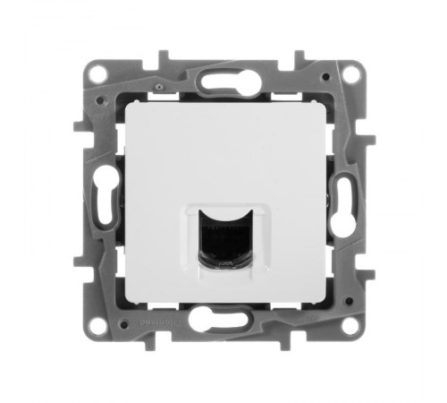 Etika Белый Розетка компьютерная RJ45 одинарная 6 кат. UTP  672253  Legrand