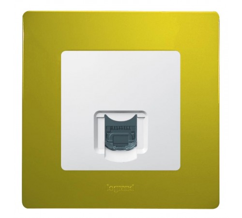 Etika Белый Розетка компьютерная RJ45 одинарная 6 кат. UTP  672253  Legrand