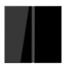 Набор клавиш для сенсорного модуля KNX, одиночный, черный  LS401TSASW  Jung