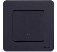 Inspiria Антрацит Выключатель 1-клавишный с подсветкой С/У без рамки  673613  Legrand