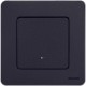 Inspiria Антрацит Выключатель 1-клавишный с подсветкой С/У без рамки  673613  Legrand