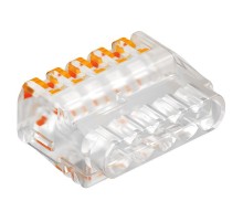 Клемма OBO универсальная 5x2,5 мм2 (упаковка 4 шт., прозрачная)  2054534  OBO Bettermann