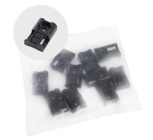 Площадкa под стяжку для прямого монтажа 31*20 мм, черный PMCL3120B (100шт в упак)  49065  STEKKER