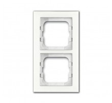 Рамка 2-постовая, серия axcent, цвет белое стекло  1754-0-4438   2CKA001754A4438  ABB