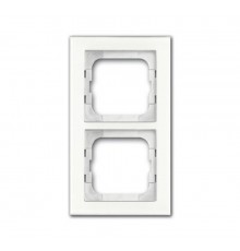 Рамка 2-постовая, серия axcent, цвет белое стекло  1754-0-4438   2CKA001754A4438  ABB