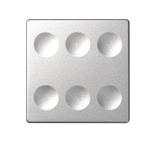 Сенсорный 6-кл выключатель с возможностью индивидуальной маркировки, алюминий  8000662-093  Simon