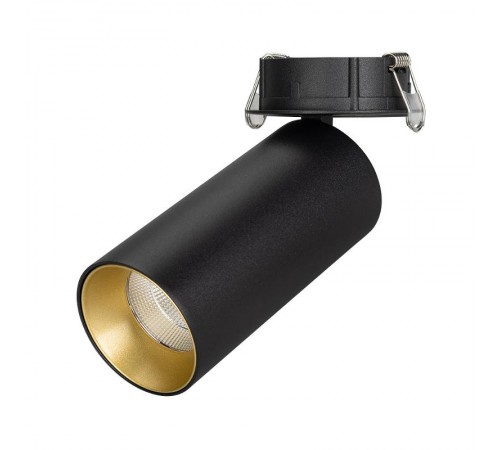 Светильник SP-POLO-BUILT-R65-8W Warm3000 (BK-GD, 40 deg)  027254  Arlight