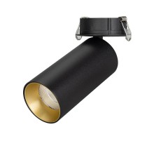 Светильник SP-POLO-BUILT-R65-8W Warm3000 (BK-GD, 40 deg)  027254  Arlight