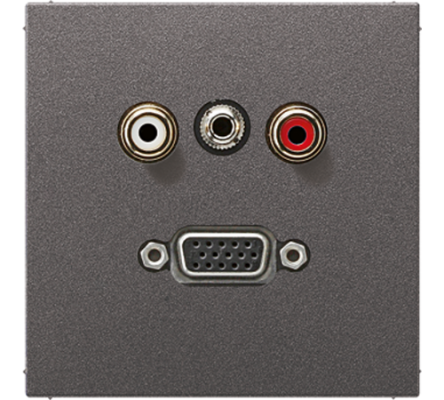 2x Cinch Audio (RCA) / Stereo Jack (TRS 3.5 mm) / VGA MAAL1072AN Jung