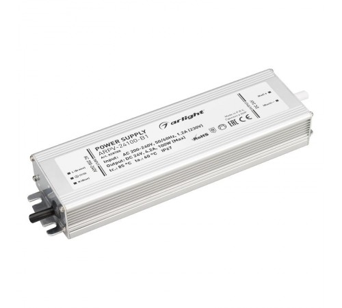 Блок питания ARPV-24100-B1 (24V, 4,2A, 100W)  028788  Arlight