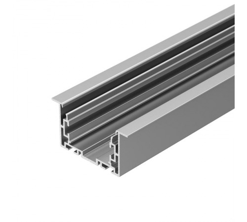 Профиль с экраном S2-LINIA69-F-2500 ANOD+OPAL (Arlight, Алюминий)  021177  Arlight