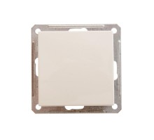 W59 Aqua Слоновая кость Переключатель 1-клавишный, 10АХ, IP44  VS610-156B-2-86  SE
