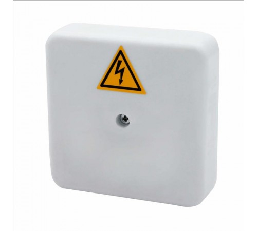 Коробка распределительная огнестойкая КРОПС-П2, IP41, 100х100х30 мм, сечением до 2,5 мм2, 2 клеммы  FRJB-KM-P2-2.5-02-КРОПС-IP41  КМ-профиль