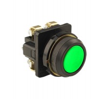 КЕ-011 У3 исп.2, зелёный, 1з+1р, цилиндр, IP40,10А, 660В, выключатель кнопочный (ЭТ)  ET007259  Электротехник