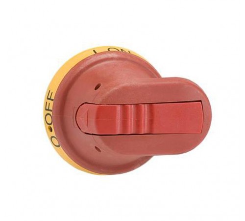 Ручка управления OHY45J5E311 (желто-красная) выносная для реверсивных рубильников ОТ16..125F_С  C1SCA022817R2300  ABB