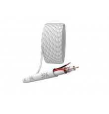 Кабель для аналогового видеонаблюдения Simple KL-0.5-PVC КВК-В-2 +2x0,5 мм, бухта 200 метров, белый  Б0052736  ЭРА