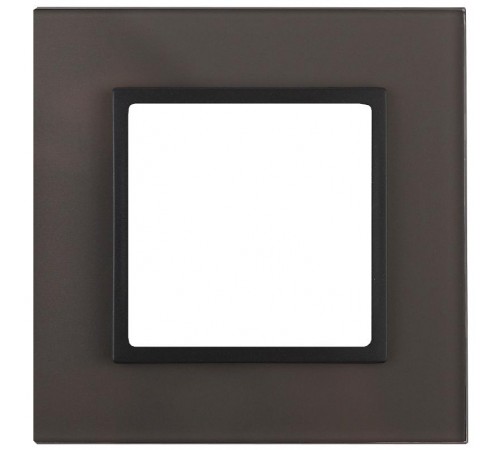 14-5101-32 Рамка на 1 пост, стекло, Эра Elegance, серый+антр  Б0034486  ЭРА