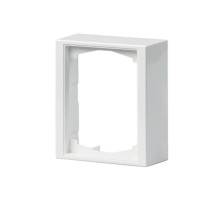 Рамка 1-постовая, 100мм, для наружого монтажа DoubleSchuko Impressivo, белый  1721S100-84   2TKA000295G1  ABB