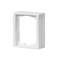 Рамка 1-постовая, 100мм, для наружого монтажа DoubleSchuko Impressivo, белый  1721S100-84   2TKA000295G1  ABB