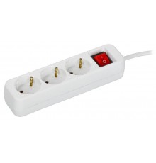 UMA Удлинитель У03К 3 места 2P+PE 1,5м 3х1мм2 10А белый   UM-YP10-16-03-01-ZK-K01  IEK