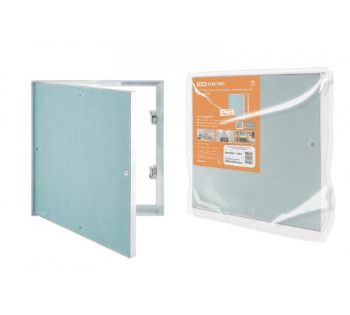 Люк под покраску короб, алюминиевый, нажимной, 200х200,  SQ1807-1401  TDM