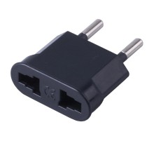 ADP6-03-20 Переходник сетевой Tefal б/з, 250В, 6A, черный  32858  STEKKER