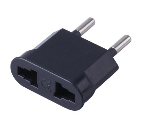 ADP6-03-20 Переходник сетевой Tefal б/з, 250В, 6A, черный  32858  STEKKER